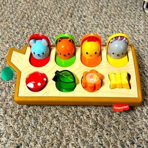 FISHER PRICE HIDE AND PEEK POP UP INFANT TODDLER NATURE THEMED TOY